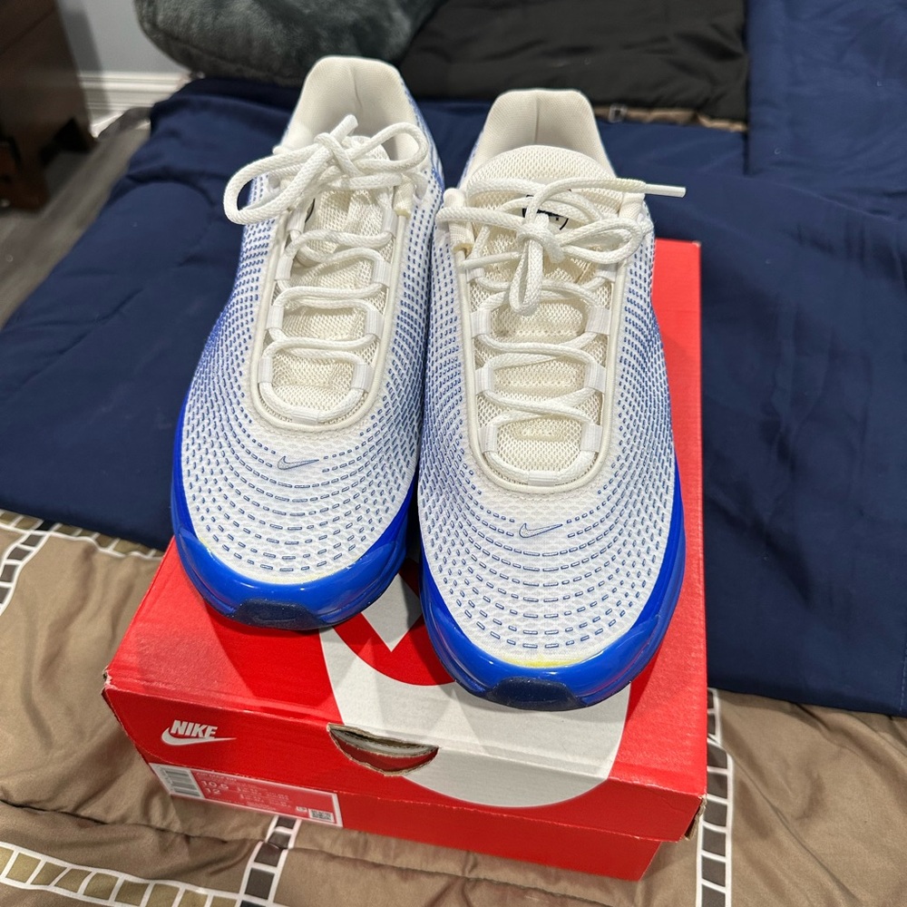 Nike Red and White Shoe Box with Label